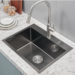 Blk Finished Kitchen Sink