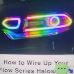RGB Flow Halo N DRL Strips