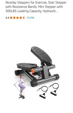 Mini Stepper with Resistance Bands