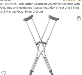 DMI Crutches - New In Pack