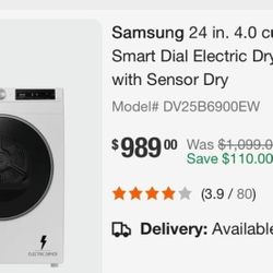 Washer And Dryer Set New And Wrapped.