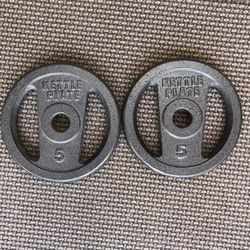 Two/5LB Weight Set For Sale