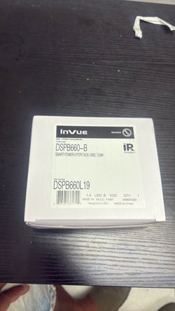 InVue DSPB660-B Smart Power 6 Port USB-C Box 120W