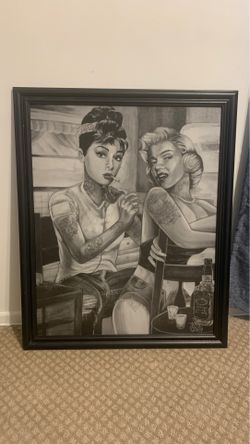 Marilyn Monroe painting