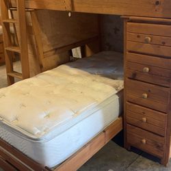 Twin Bunk Beds With Desk