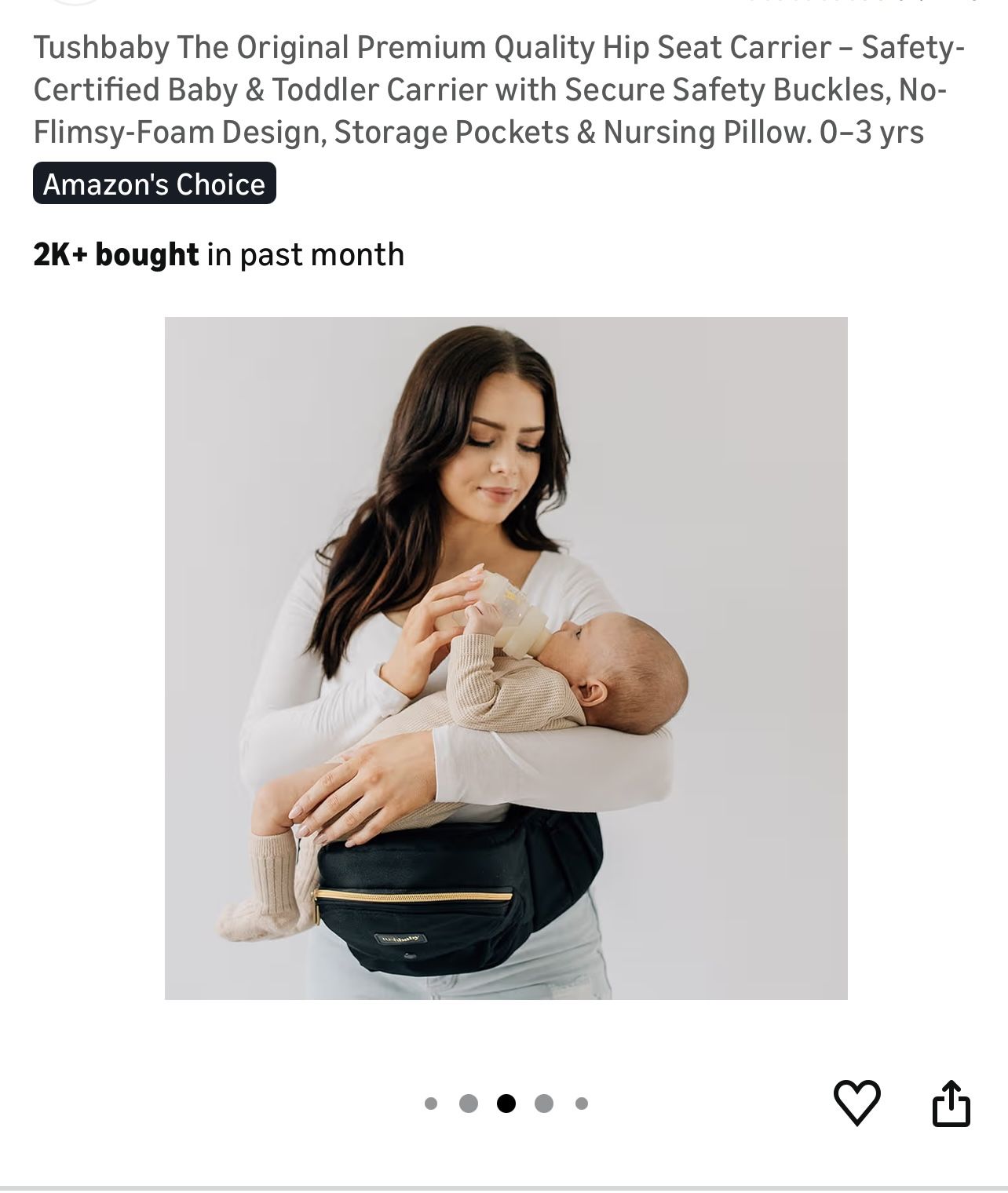 $20- Original Premium Quality Hip Seat Carrier