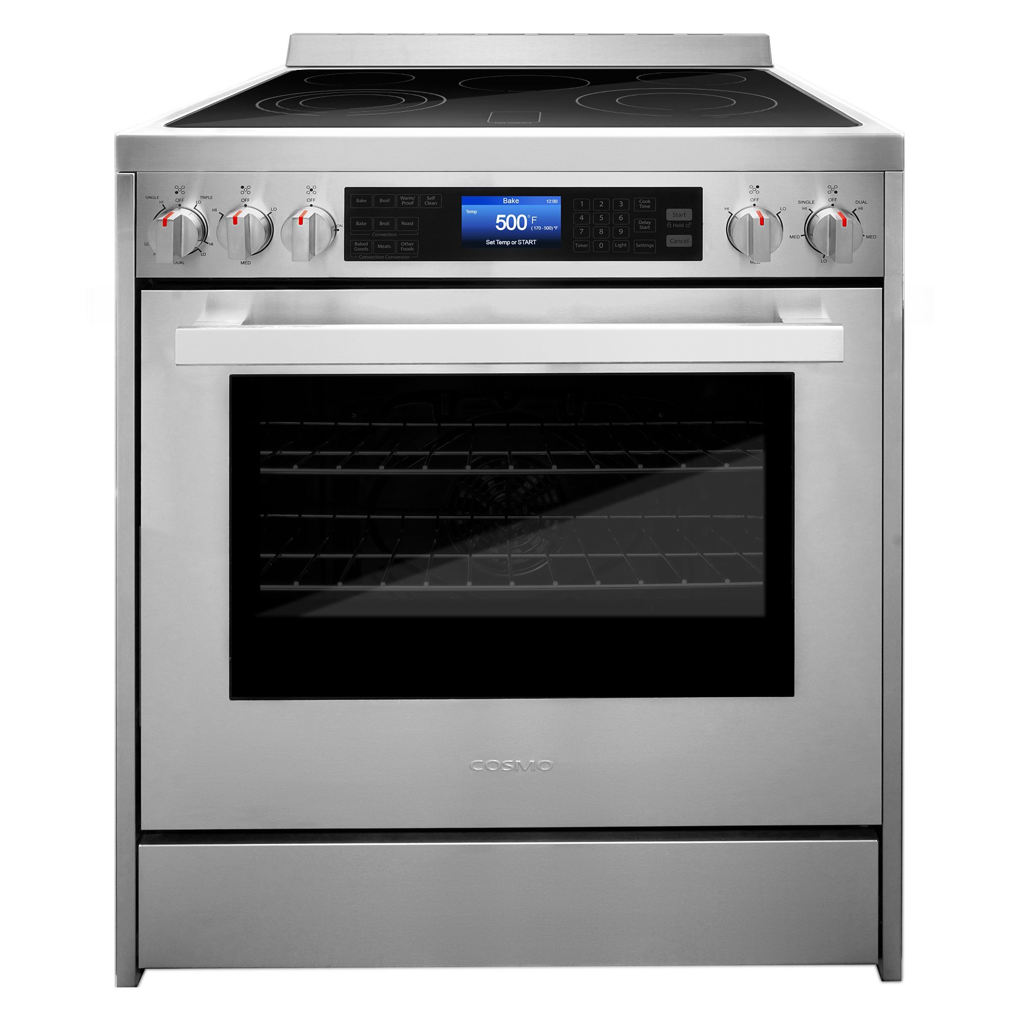 New Open Box 30" Electric Range with 7 Function Convection Oven