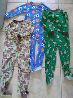 Size 4T footie pajamas