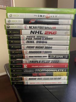 Original Xbox And Xbox 360 Games