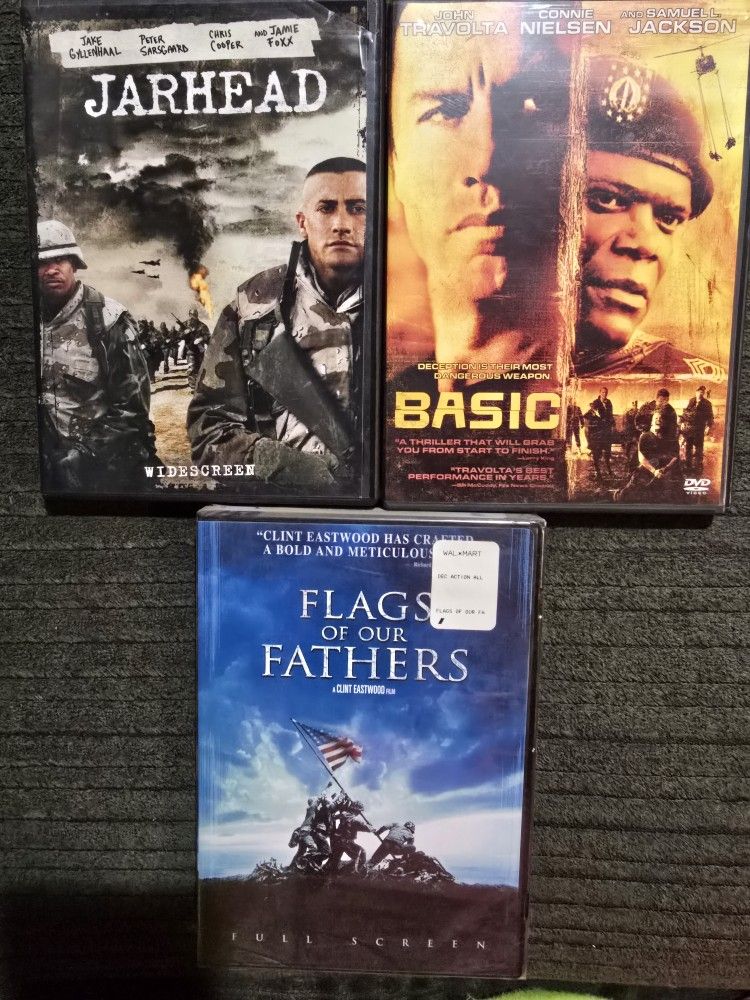 4 Military DVDs