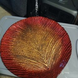 Large Glass Leaf