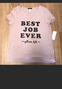 Side slit Small t-shirt -new