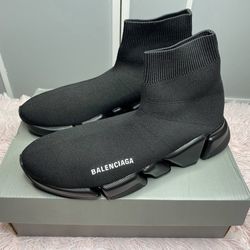BALENCIAGA SPEED TRAINER BLACK DESIGNER NEW SALE SNEAKERS SHOES MEN SIZE 7 8 8.5 9 9.5 10 11 12 A5