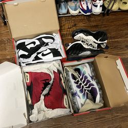*Bulk* Jordan 6, VaporMax, Foamposite, Dunk sizes 9-10