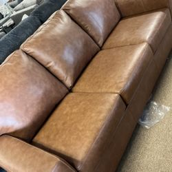 Genuine Leather Nice Couch! 