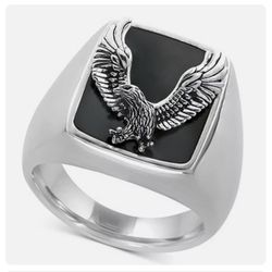 Eagle Ring10-13(sterling silver )