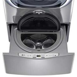 LG WD200CV SideKick 1 cu. ft. Pedestal Washer – Graphite Steel