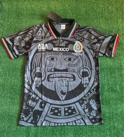 Mexico 98 Soccer Jersey Black