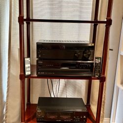 Bombay Mahogany Vintage Wooden Bookcase Shelving Unit