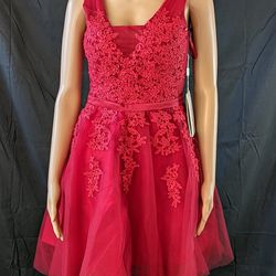 Red Short Dress 