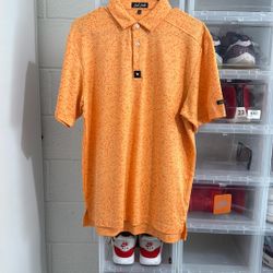 Bad Birdie Golf Polo Medium Creamsicle
