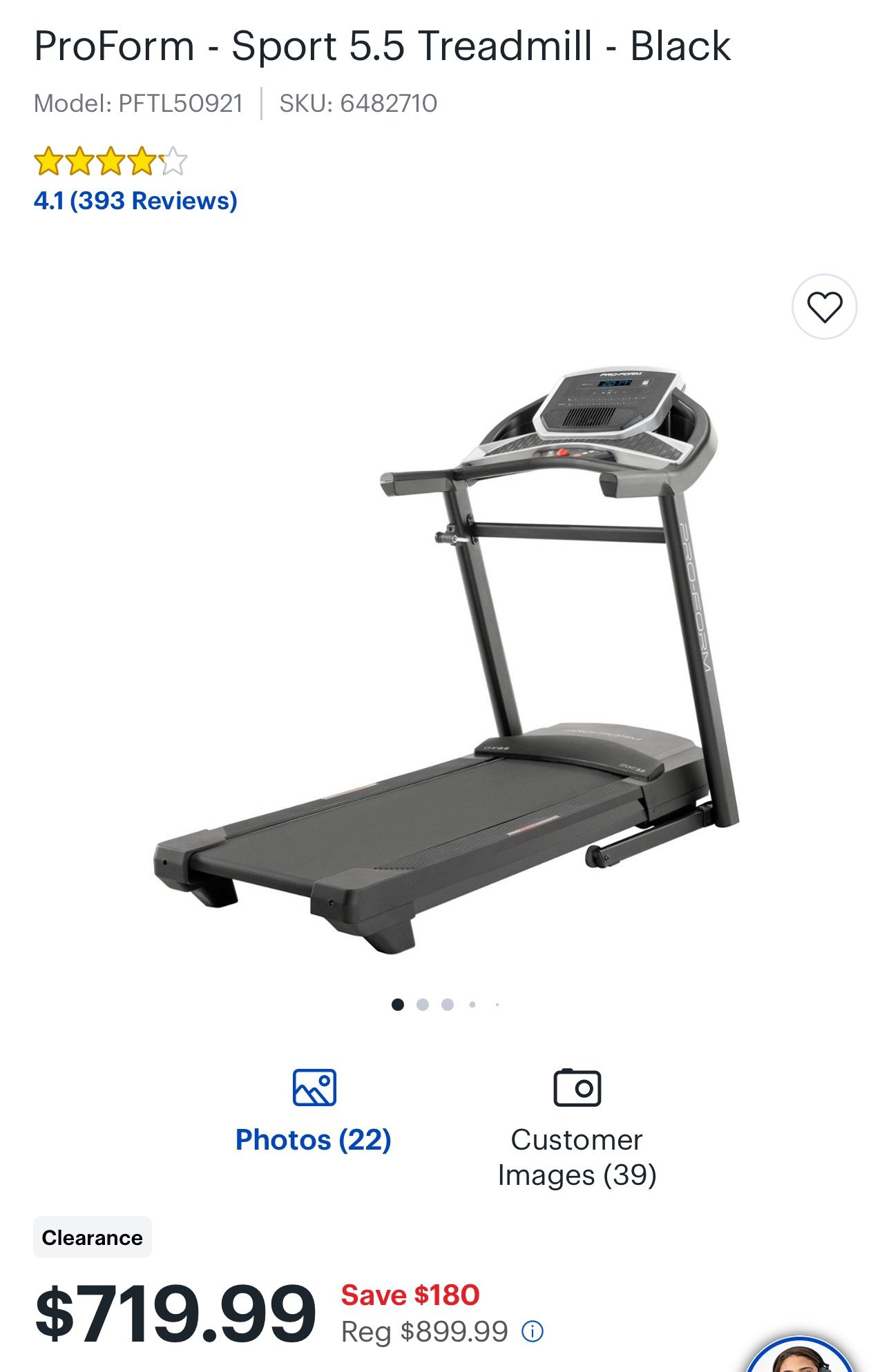 Treadmill Pro-Form