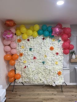 Flower Backdrop Wall