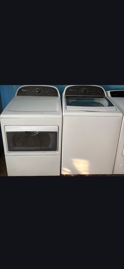 Whirlpool Cabrio Washer& Dryer with Sanitize Cycle