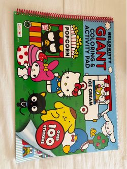 Hello Kitty giant coloring & activity pad