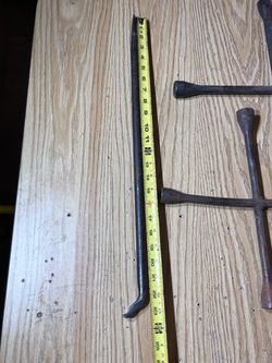 Vintage Iron Pry Bar and Tire Tools Set