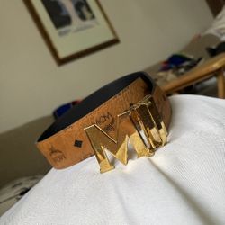 Authentic reversible MCM belt $200 OBO