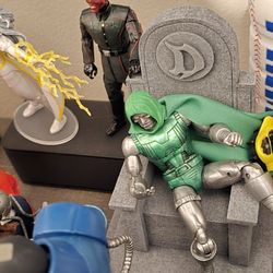Marvel Legends Dr Doom Figure With Custom Throne