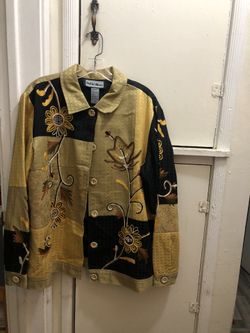 Indigo Moon Rayon Size M Women’s Jacket