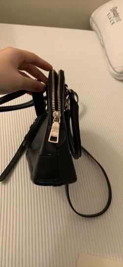 Black Coach crossbody handbag