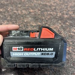 Milwaukee M18 8.0 Ah Battery 
