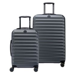 Delsey Paris 2-piece Hardside Luggage Set, Dark Gray