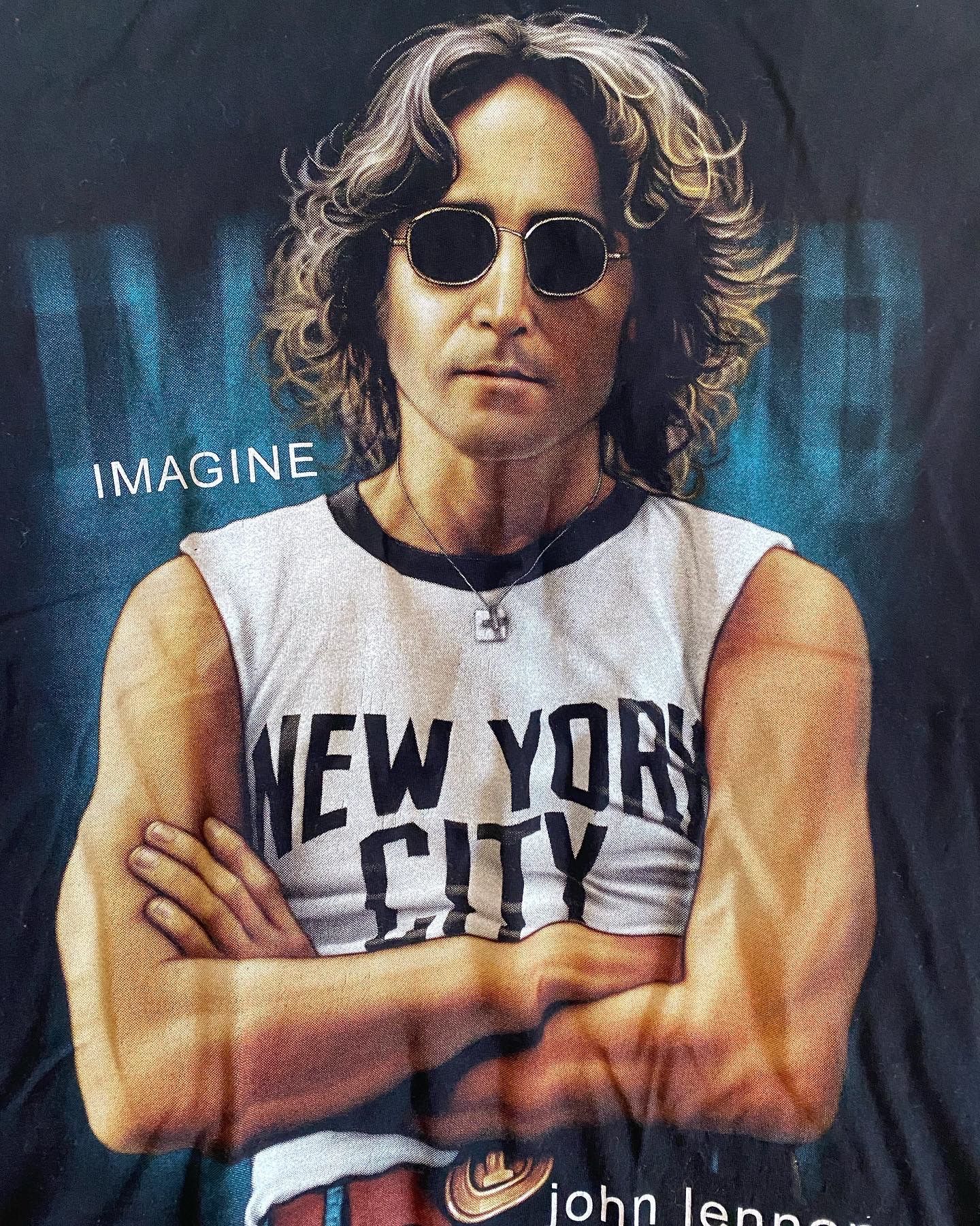 Vintage 90s The Roxx Branded John Lennon “Imagine” Tee Medium for 
