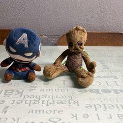 Marvel Captain America And Groot $5.00 For Both
