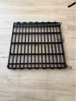 Metal Foldable Dog Play Pen Black 4’ x 4’ 24 inch Tall