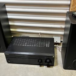 Turntable Ready Setup Sony 2 Channel Phono Input Bluetooth 