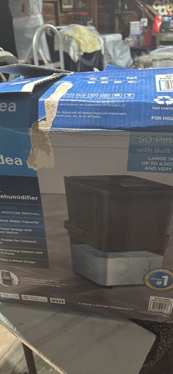 New Midea Cube Smart Dehumidifier Cash Only