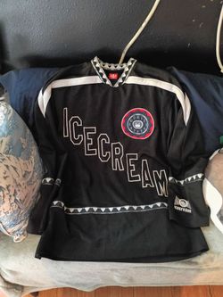 Ice Cream Hockey Jersey Black