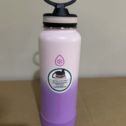 Thermoflask 40oz Stainless Steel Chug Water Bottle, Rose Purple