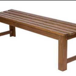 60 inch wood bench