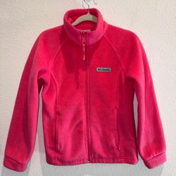 Columbia Full-Zip Fleece Jacket Pink
