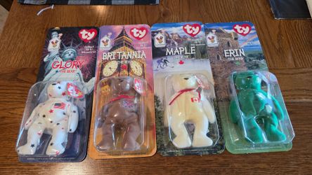 TY Beanie Babies Complete International Bears Beanie Baby Set – Complete Sealed Set (1999)