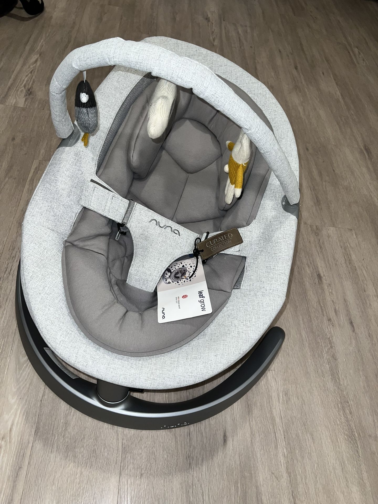 Nuna Leaf Grow Baby Seat With Toy Bar Nuna Swing Brand New