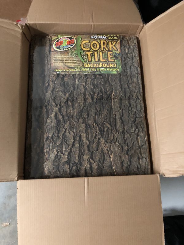 Zoo Med Natural Cork Tile Background 18 X 24 Inch New Fast For In Hallandale Beach Fl Offerup