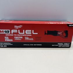 Milwaukee M18 FUEL 18V Lithium-Ion Brushless Cordless Super SAWZALL Orbital Reciprocating Saw (Tool-Only)