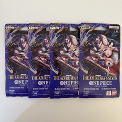 (4) One Piece 14 OP 14 Sleeve Packs